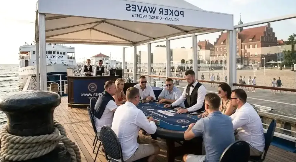 Podejście do Bornholmu o świcie