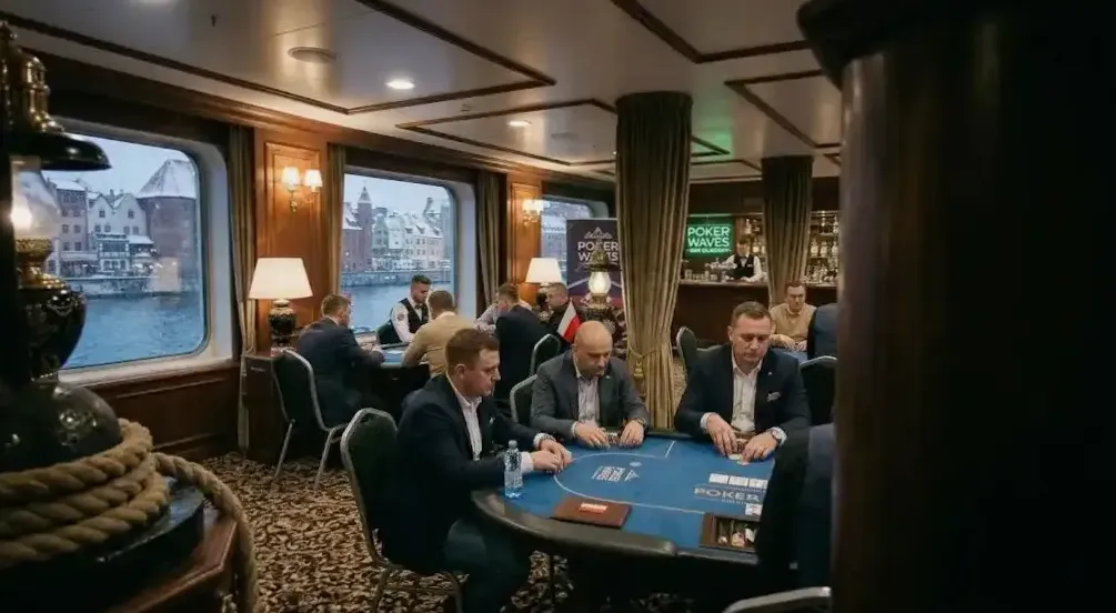 Stół do ruletki w salonie statku